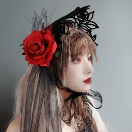 Witch One-piece Hat Halloween Rose Hat
